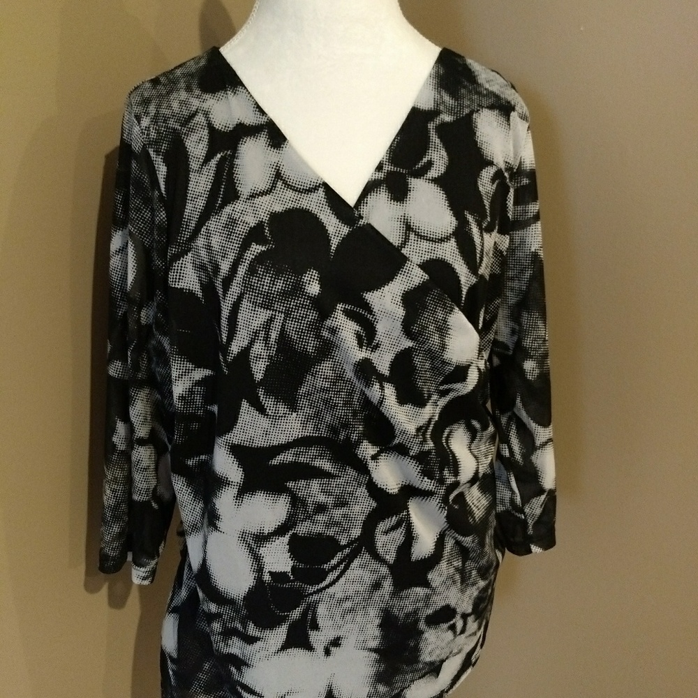 Wrap style shirt